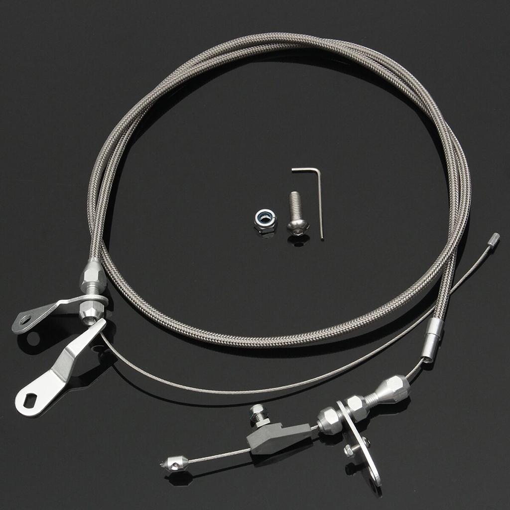 Braided Line - Accelerator Gas Throttle Cable Stainless Braided