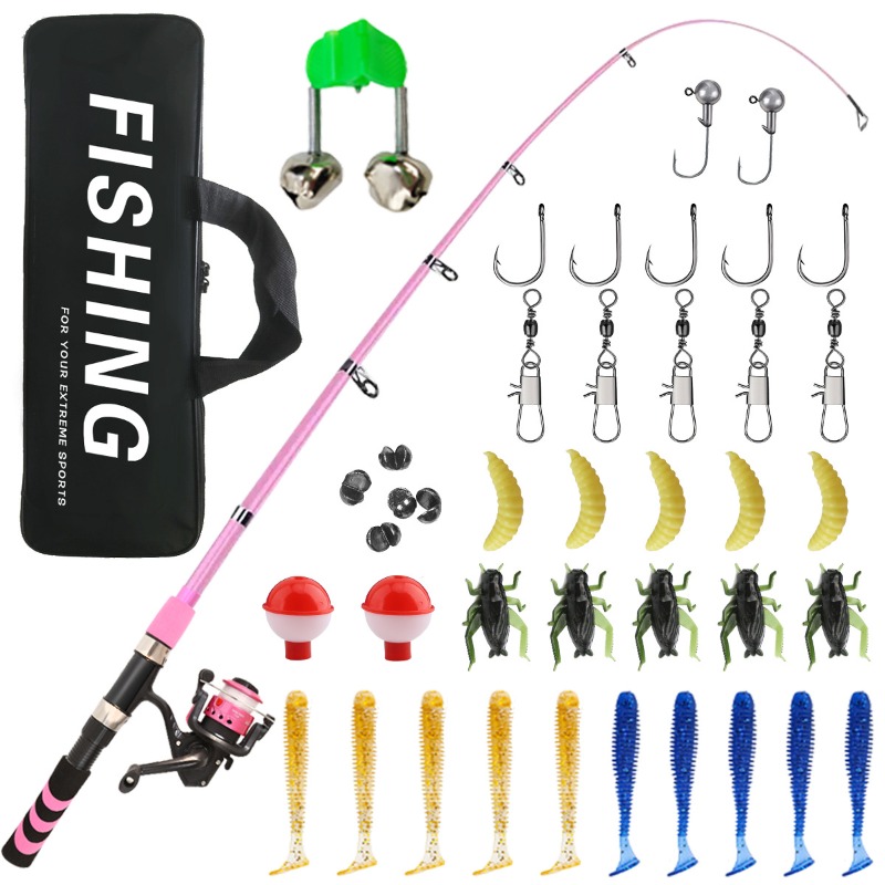 Kids Adult Beginner Fishing Ro - đánh giá và giá Freshwater Line