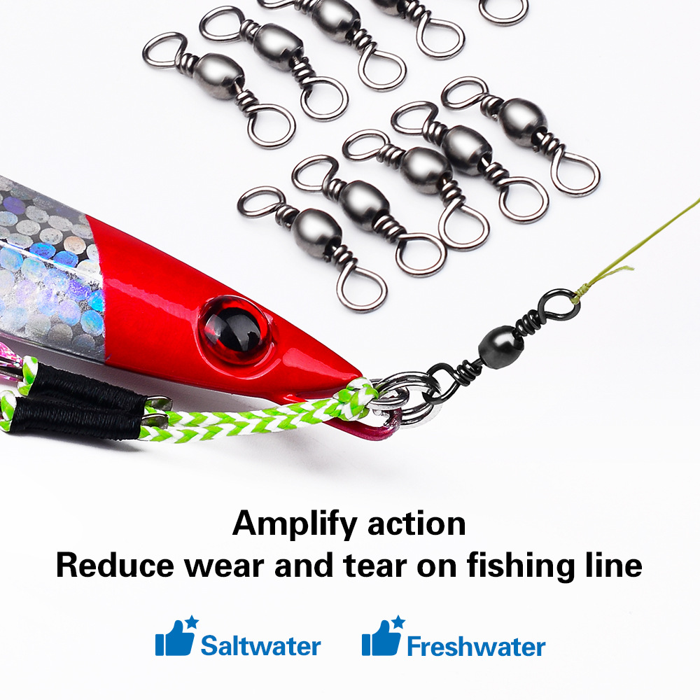 100Pcs Fishing Swivels Connect - đánh giá và giá Freshwater Line