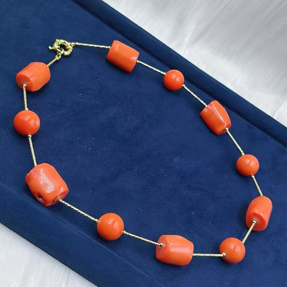 12-16mm Orange Women Vintage   - đánh giá và giá Freshwater Line