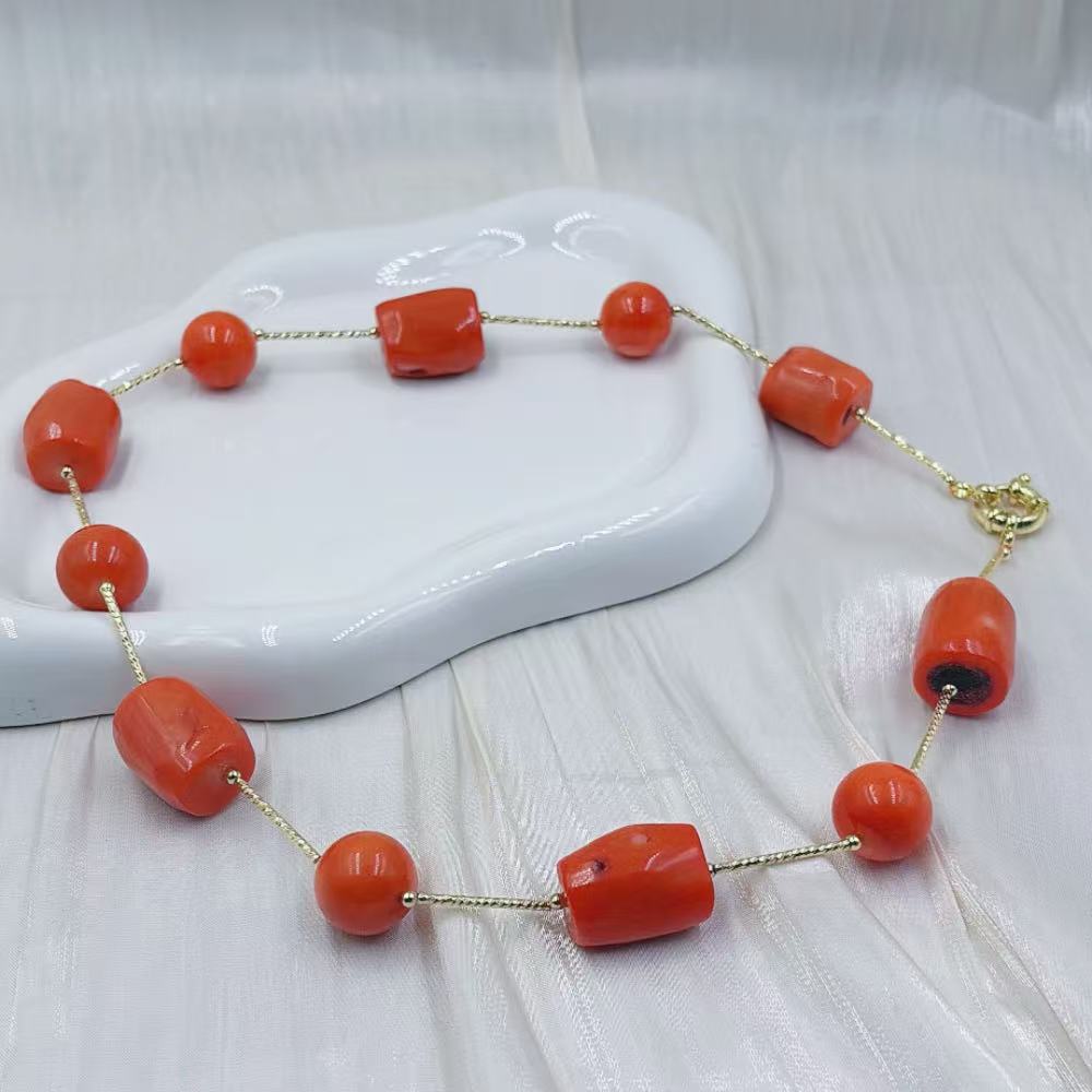 12-16mm Orange Women Vintage   - đánh giá và giá Freshwater Line