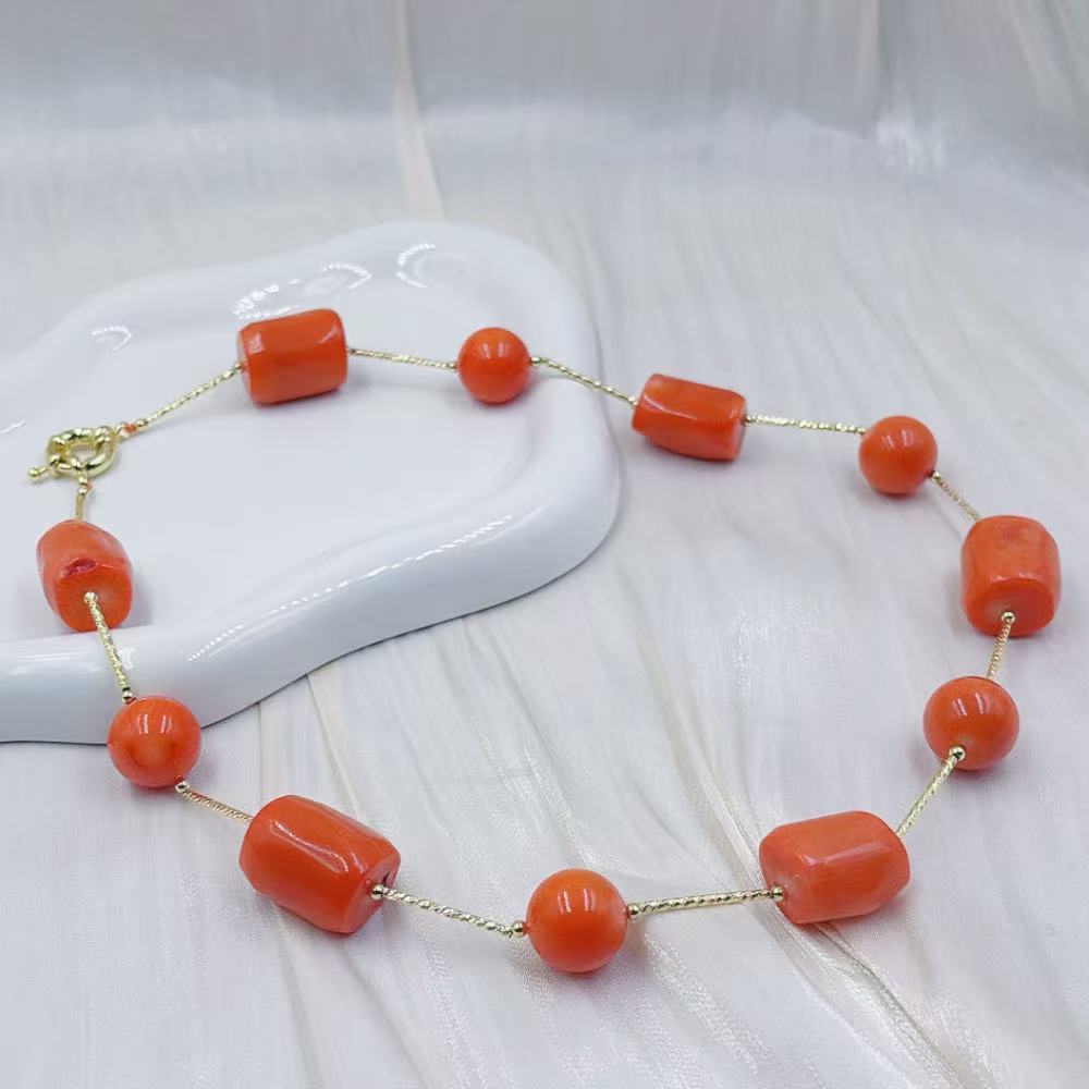 12-16mm Orange Women Vintage   - đánh giá và giá Freshwater Line