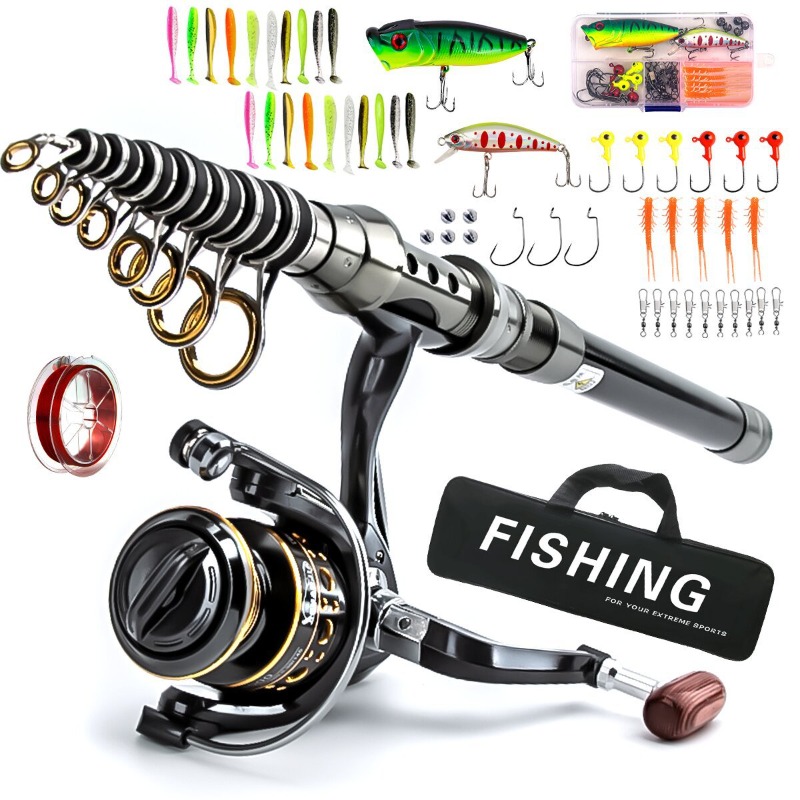 Carbon Fiber Telescopic Fishin - đánh giá và giá Freshwater Line