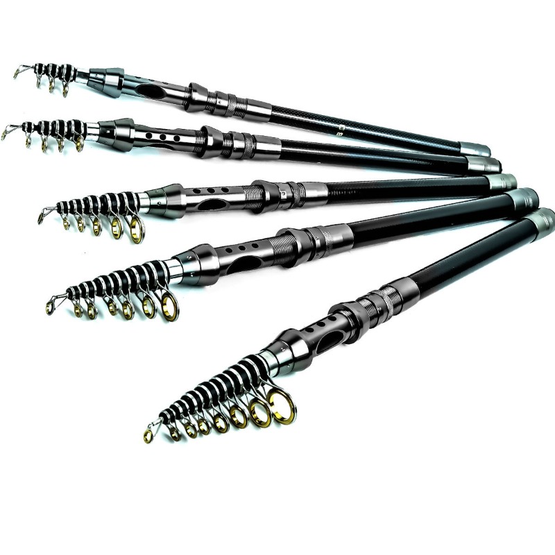 Carbon Fiber Telescopic Fishin - đánh giá và giá Freshwater Line