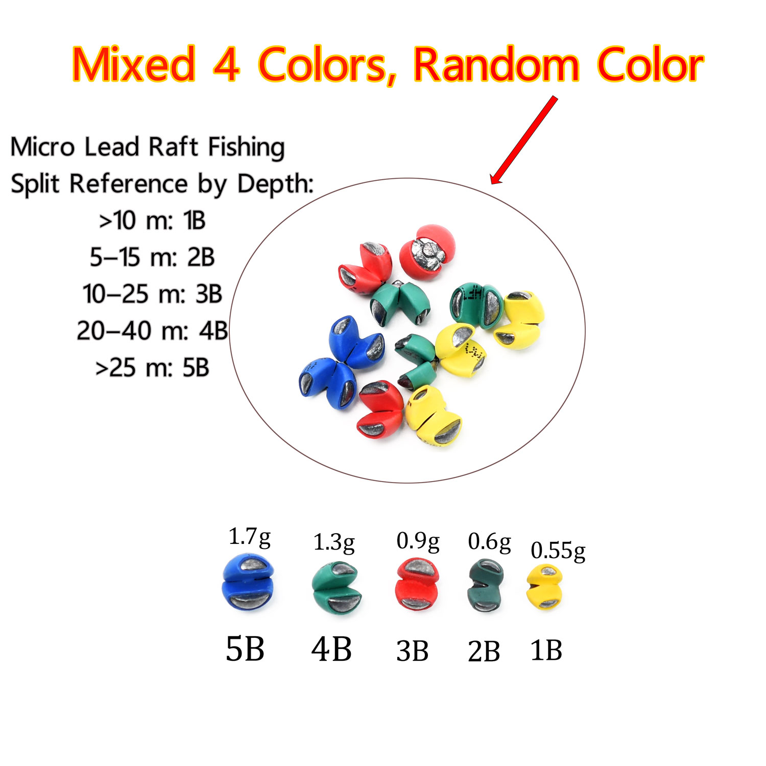 Multi Size Taper Metal Sinkers - đánh giá và giá Freshwater Line